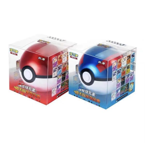 Original Pokémon Chinese Version 5.0 Poké Ball Gift Box TCG Collection Card Toy Booster