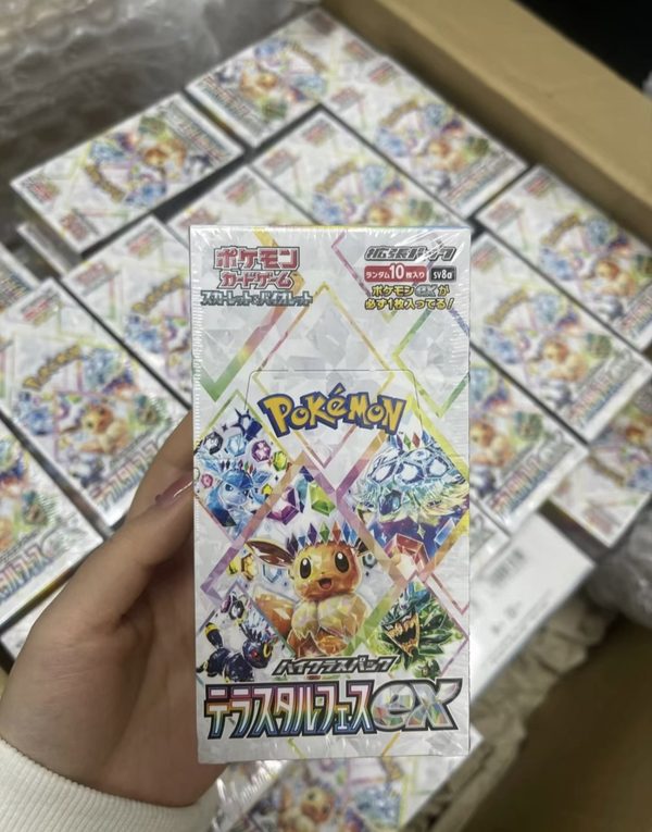 Original Pokemon Japanese SV8a Terastal Fest ex Collection Gift Box TCG Collection Card Toy Booster Sealed Box