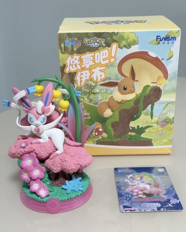 Original Pokémon Youxiang Bar Elf Eevee Doll Collection Model Toy Gift Box Collection Model Toys