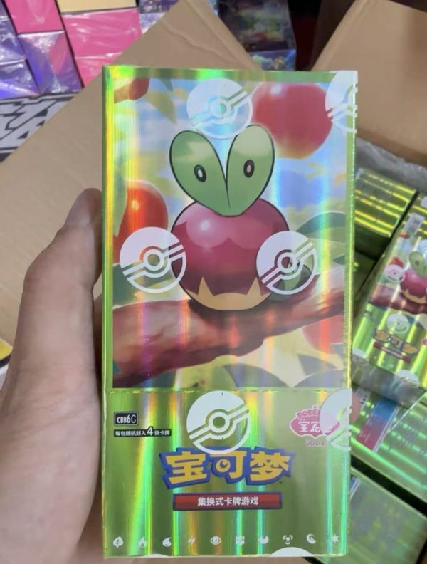 Original Pokemon Chinese Gem Pack Volume 6 Gift TCG Collection Card Toy Booster Sealed Paper Ages 13+
