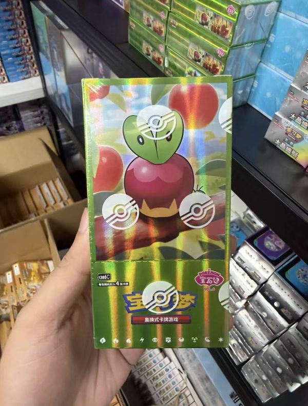 Pokemon Original for Chinese Gem Pack Volume 6 Paper Gift TCG Collection Card Toy Booster Sealed